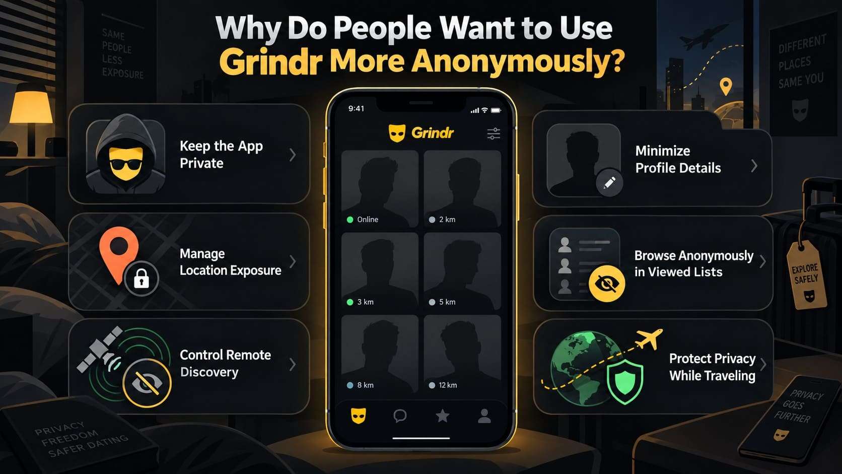 why use gindr privacy options