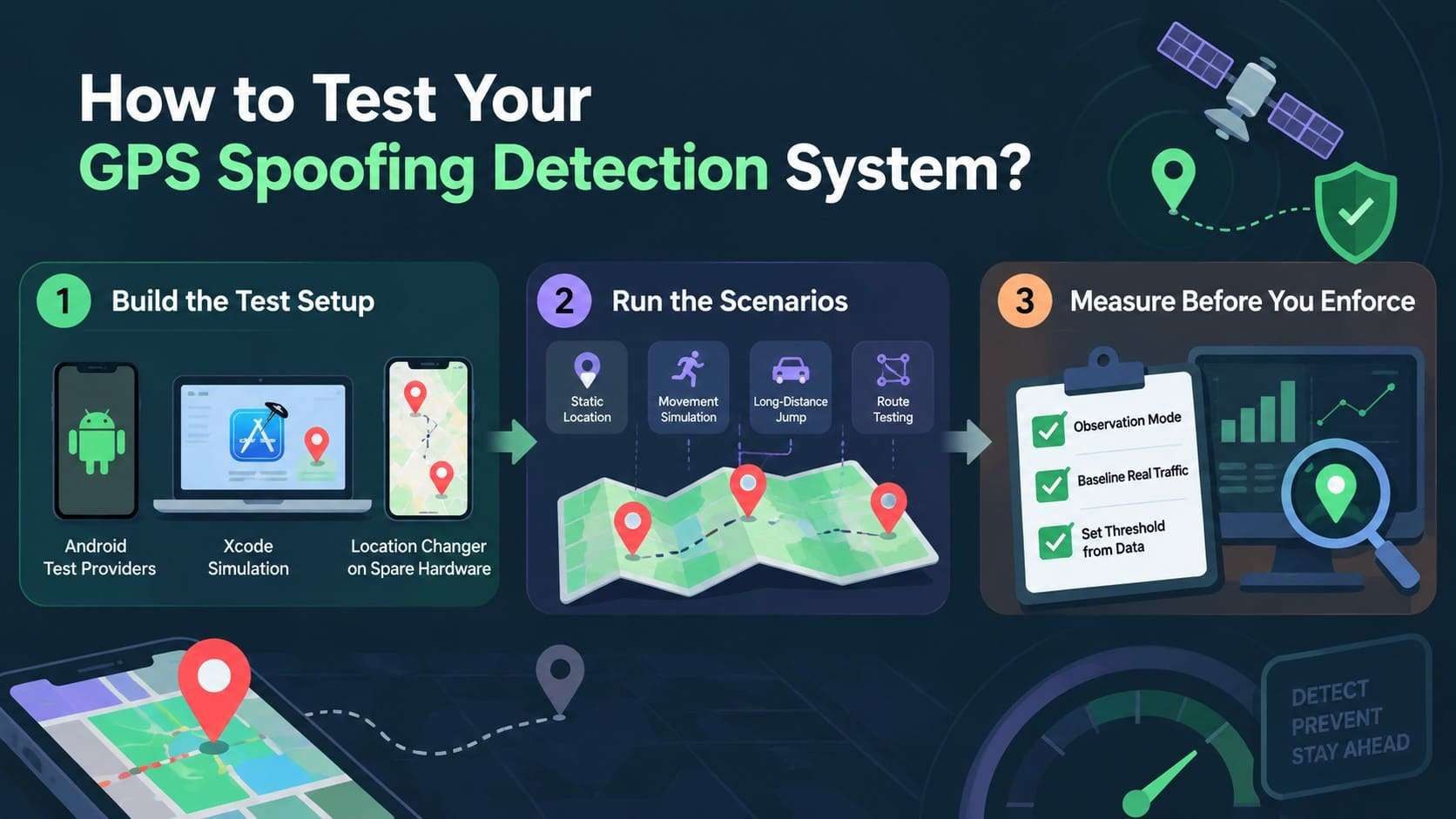 how to test spoofing systems