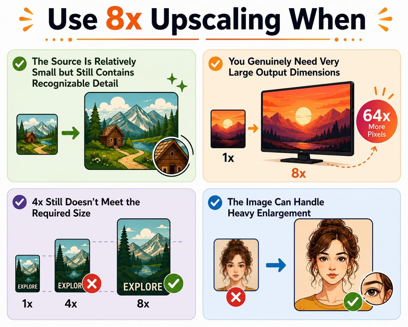 when you use 8x