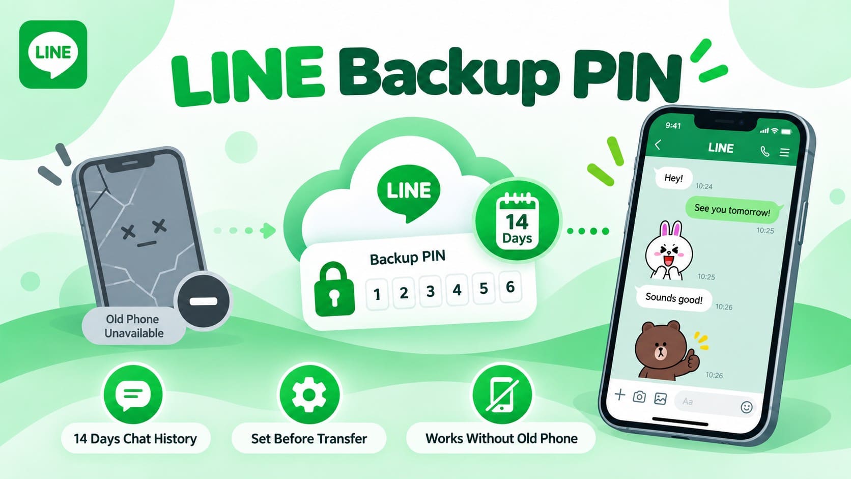 line backup pin details