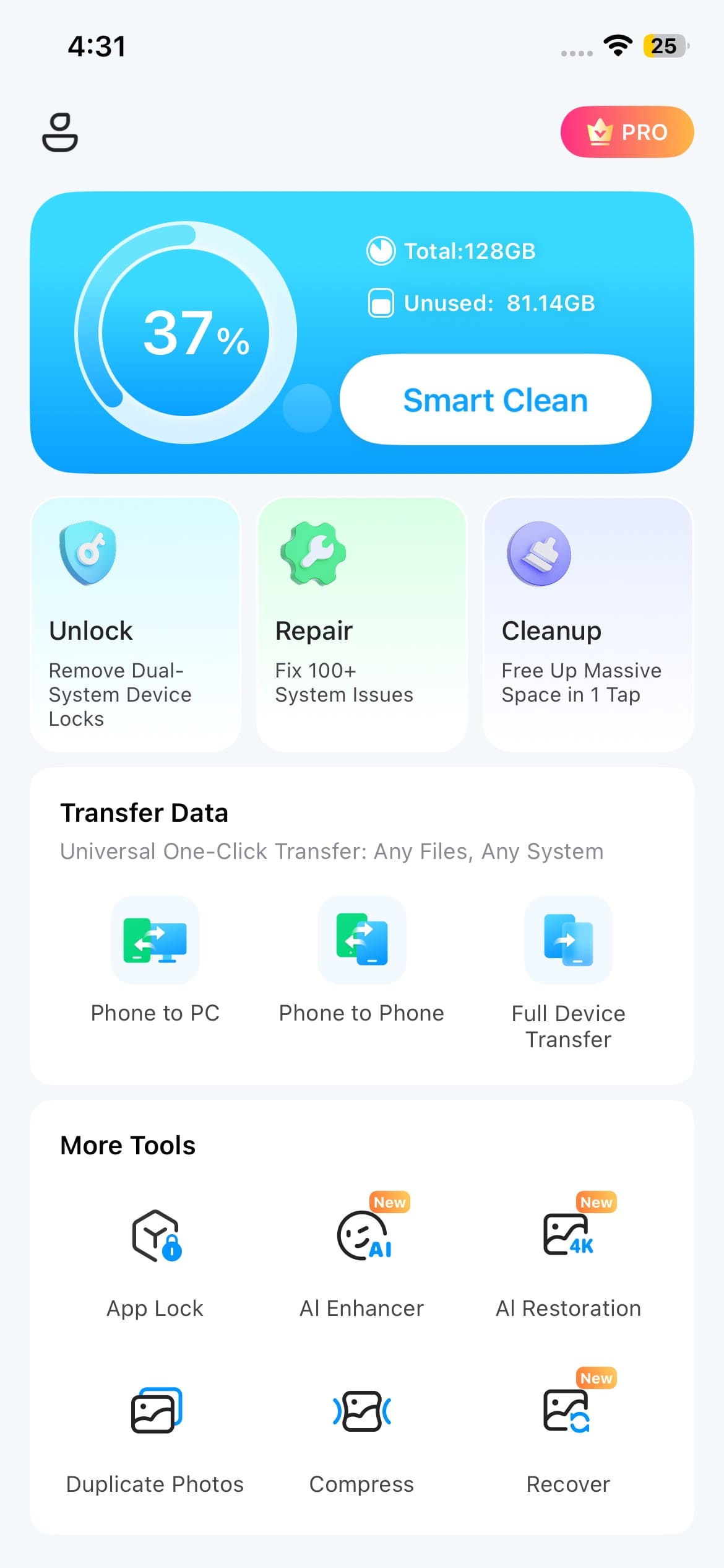 select ai restoration tool