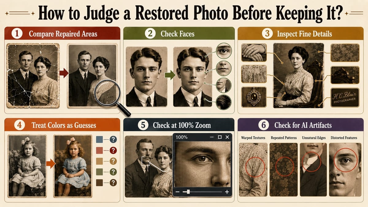 how to check restored results