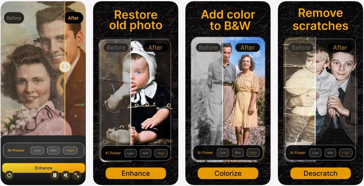 photo restorer app retrofix