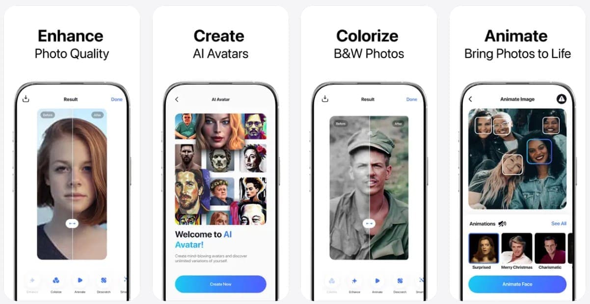 pixelup photo restorer app
