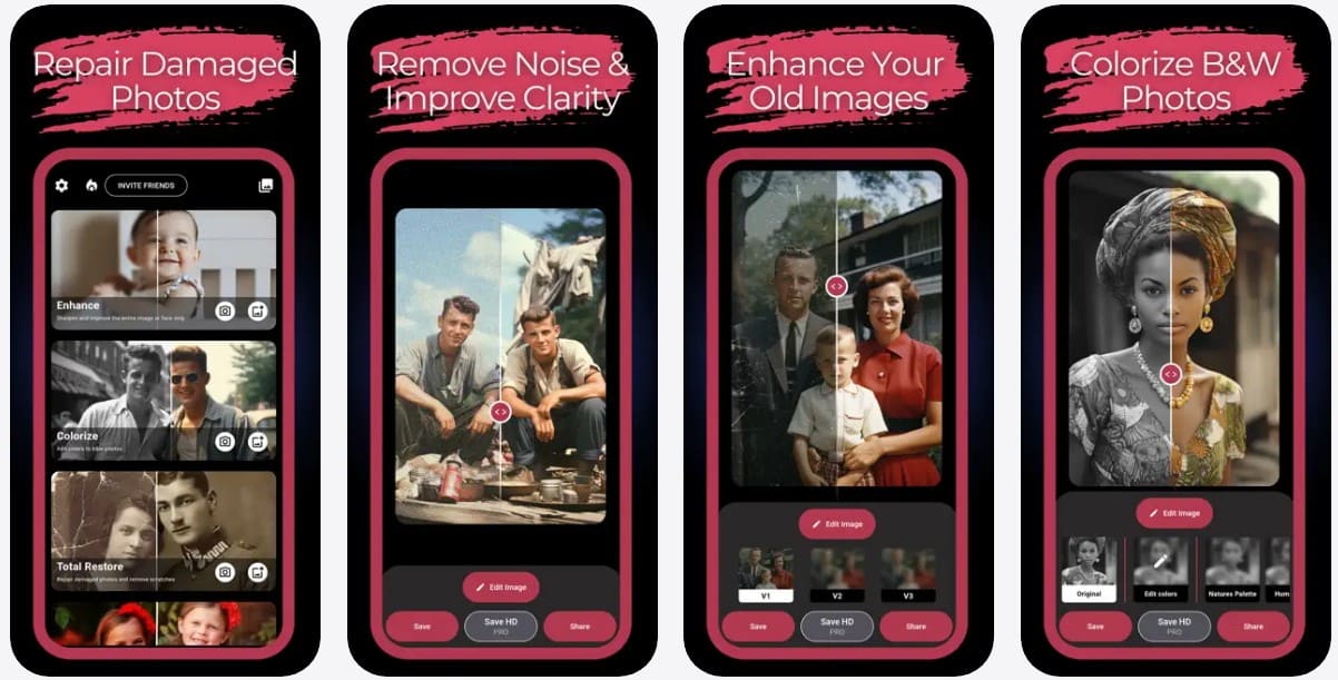 photo restorer app fixmypics