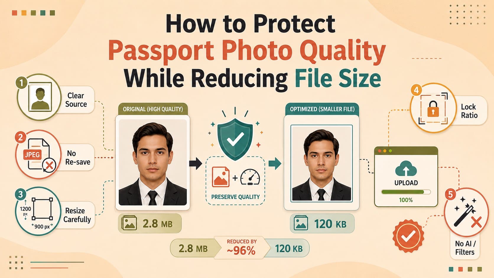 tips to secure image quality