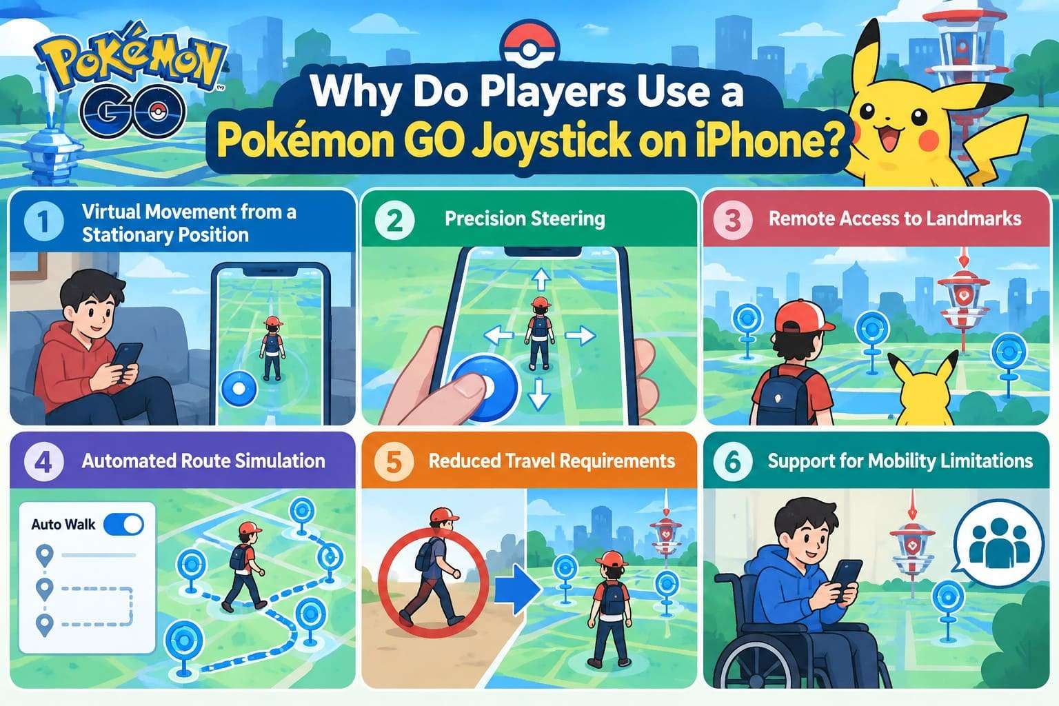 why use joystick for pokemon go