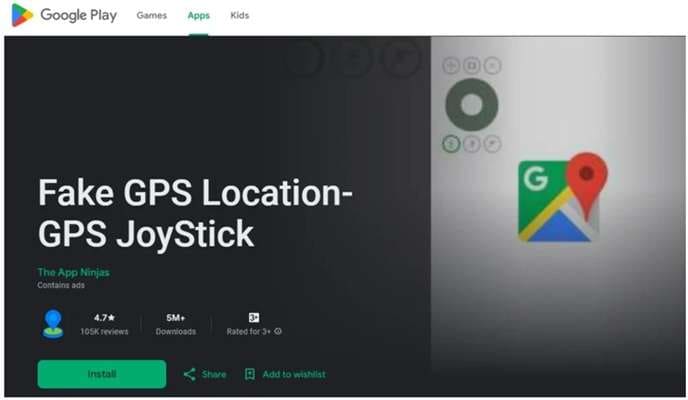 gps joystick android app