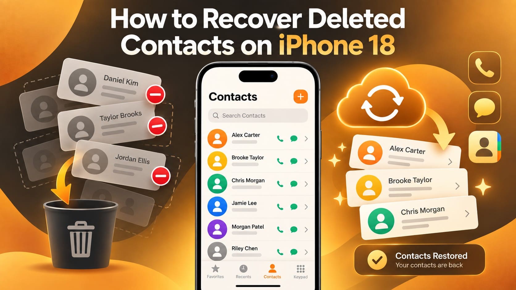 recover deleted contacts iphone 18 guide