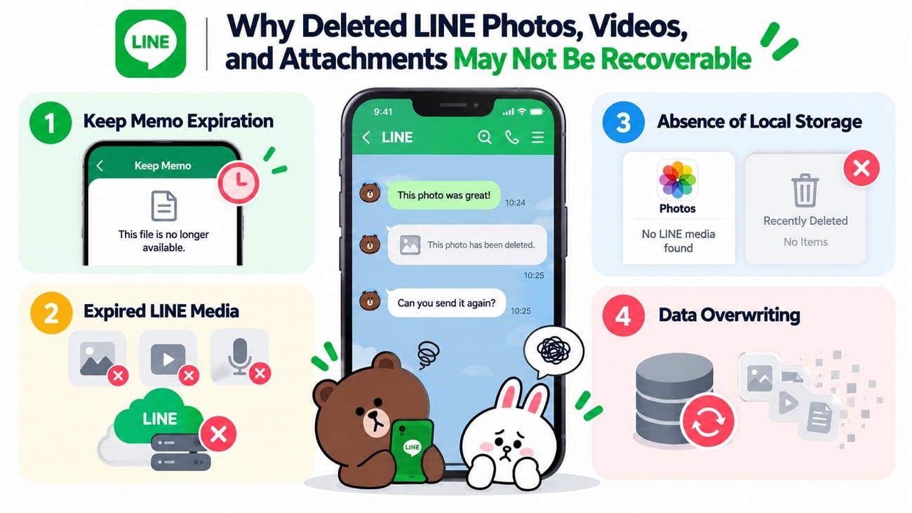 why line media is not recoverable