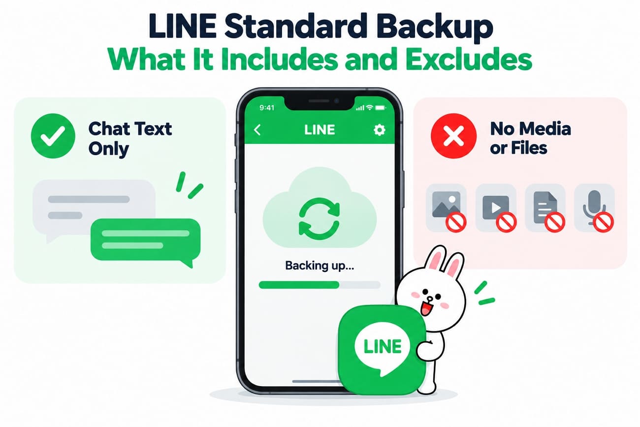 line standard backup details