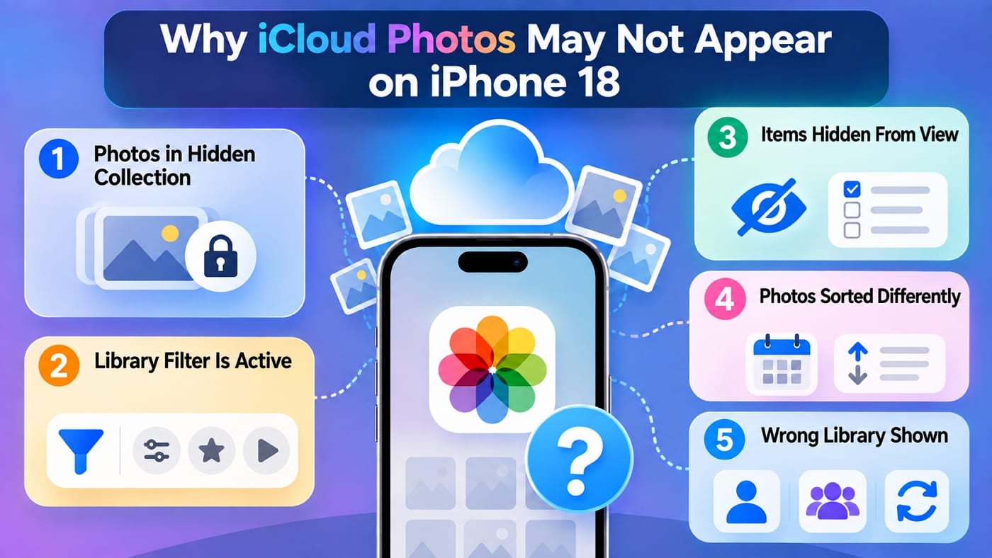 why icloud photos may not appear
