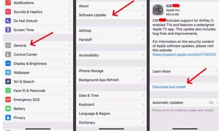 update ios device