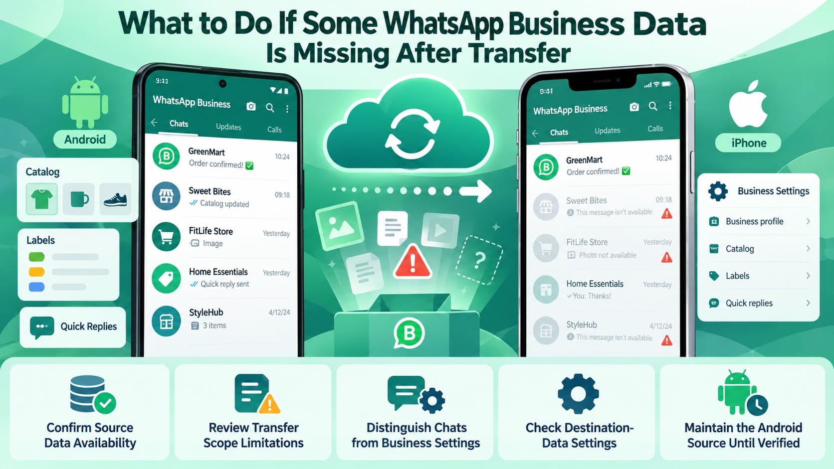 why some chats are missing