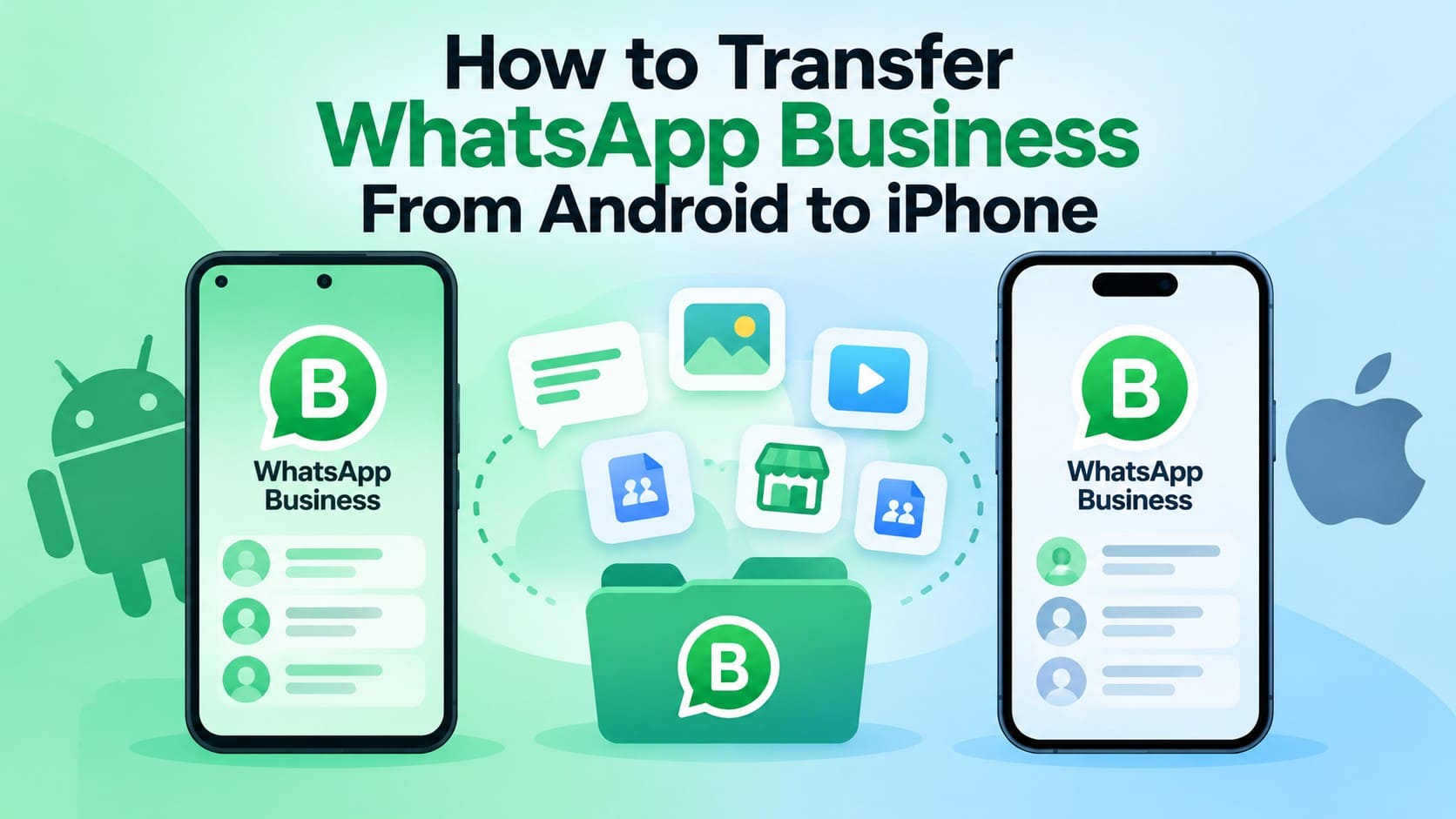 guide to move whatsapp business to iphone