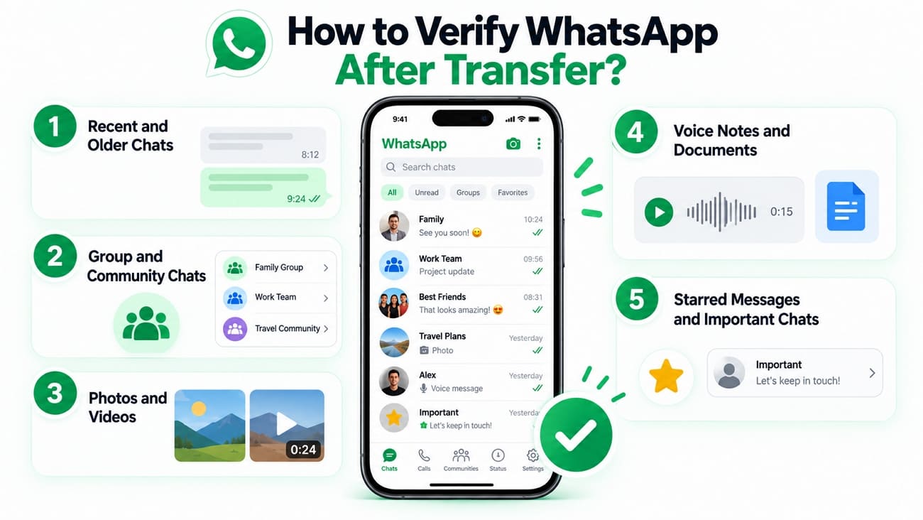 verify the whatsapp transfer