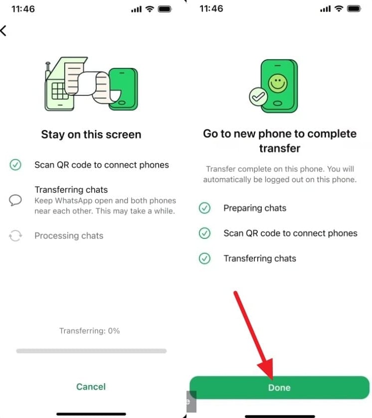 select ok and done