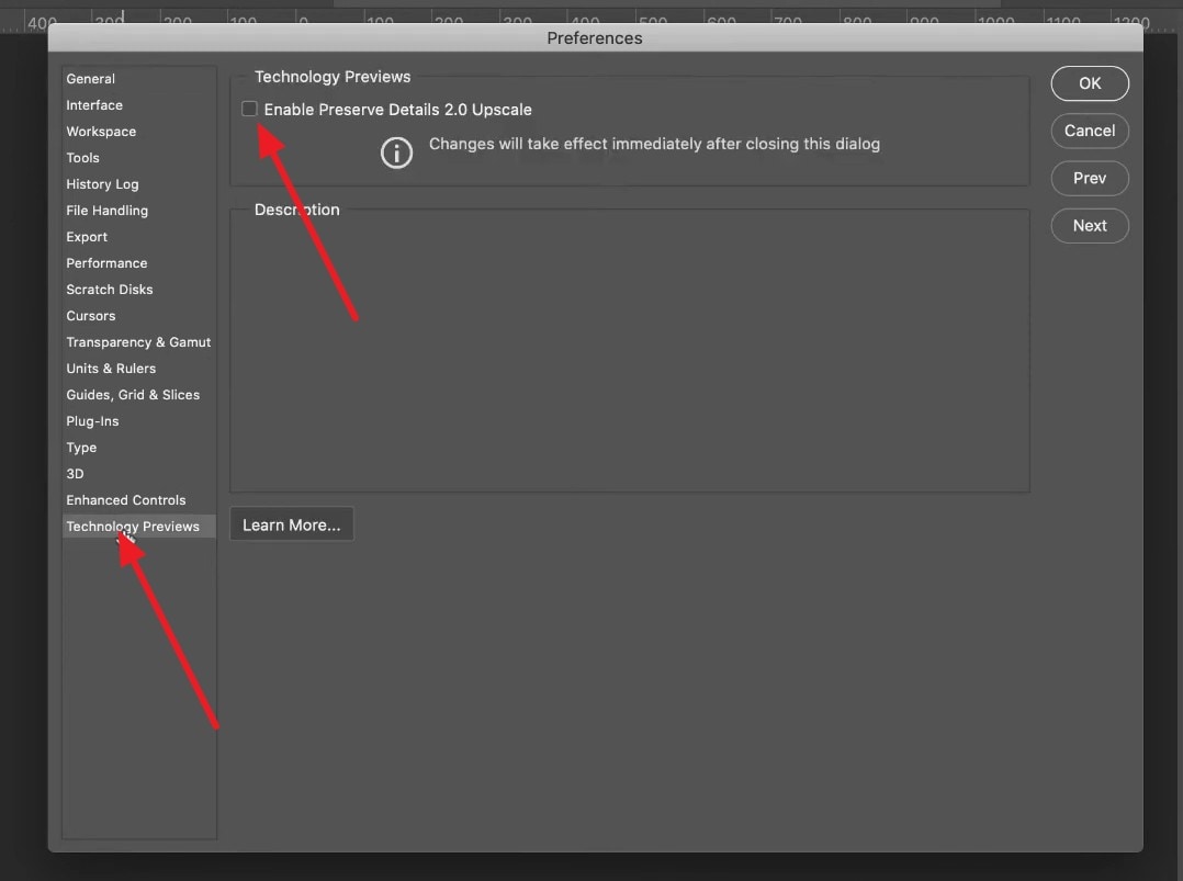 enable preserve 2.0 upscale option