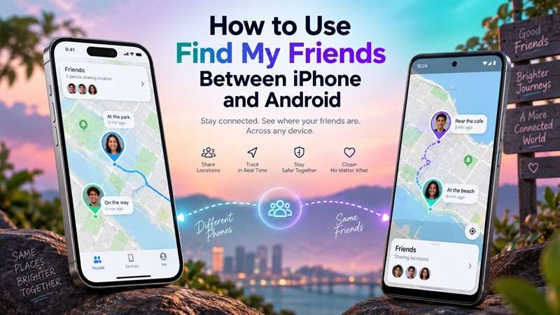 find my friends android iphone