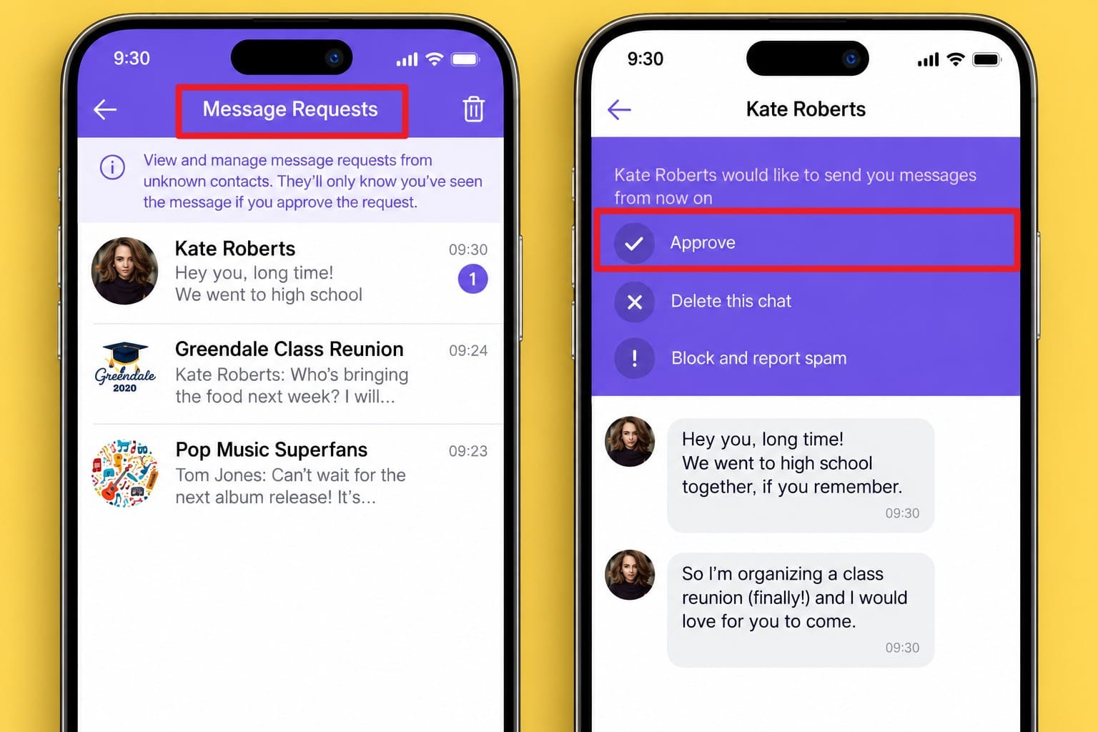 check message requests viber