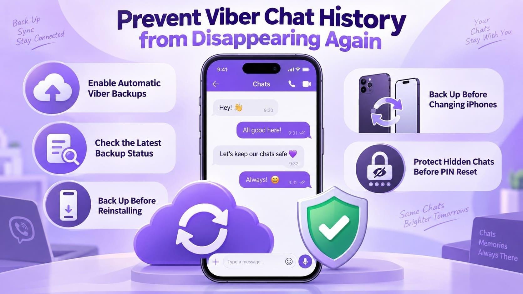 tips to save viber chats