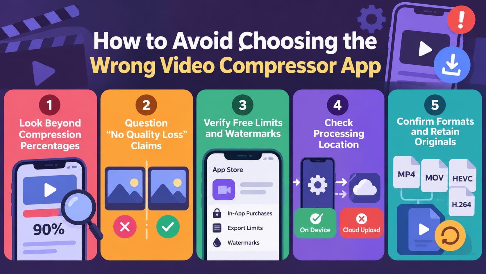 choose the right compressor app