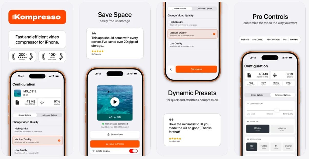kompresso compressor app