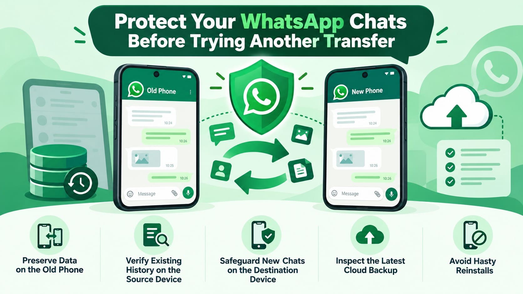 how to protect whatsapp chats