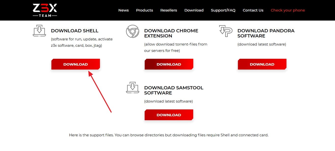 download z3x shell tool
