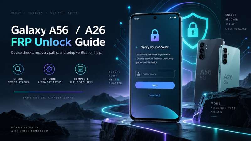 samsung a56 frp unlock / a26 frp unlock
