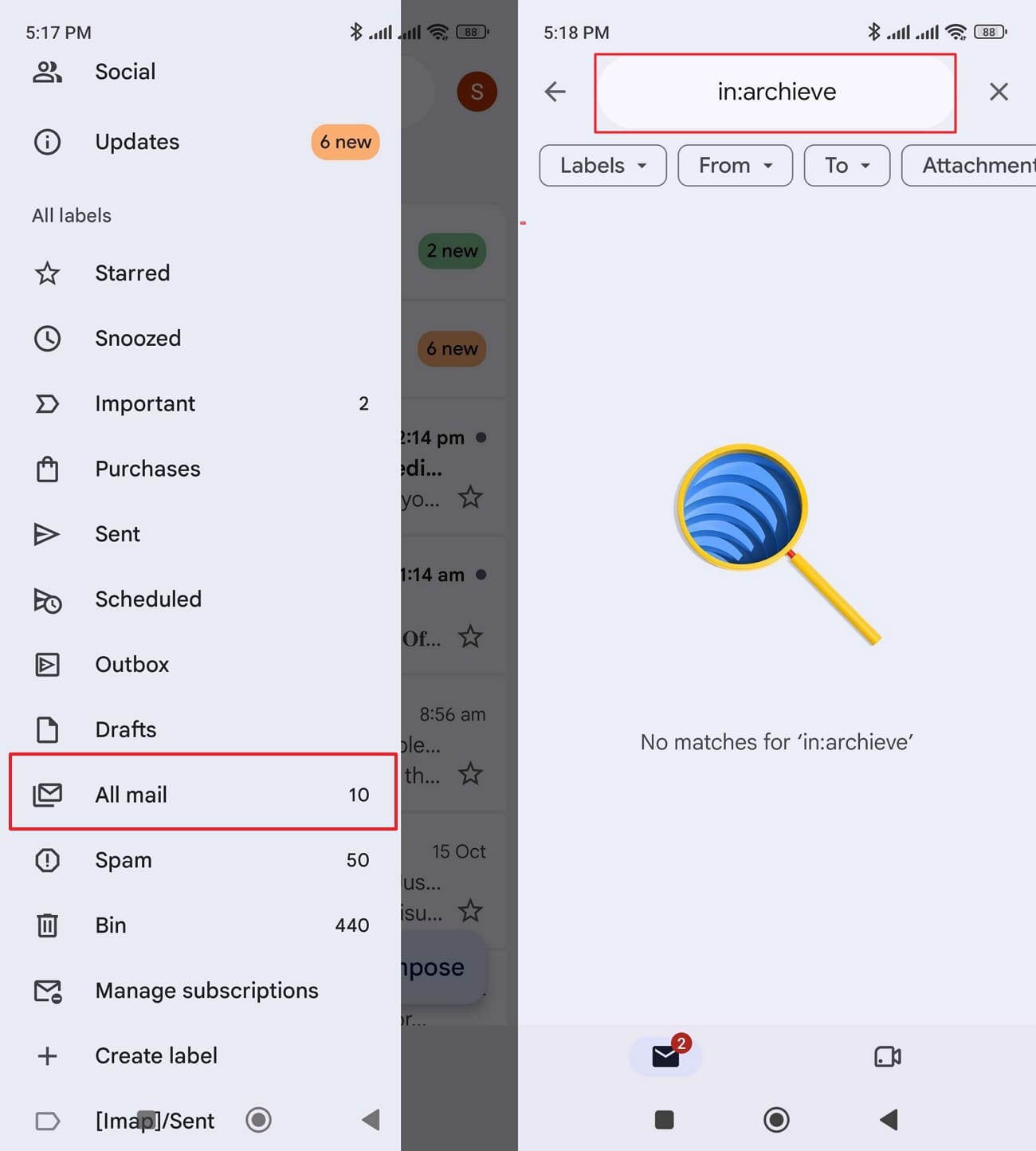 check all gmail mail