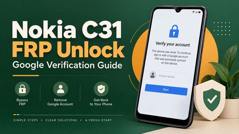 nokia c31 frp unlock