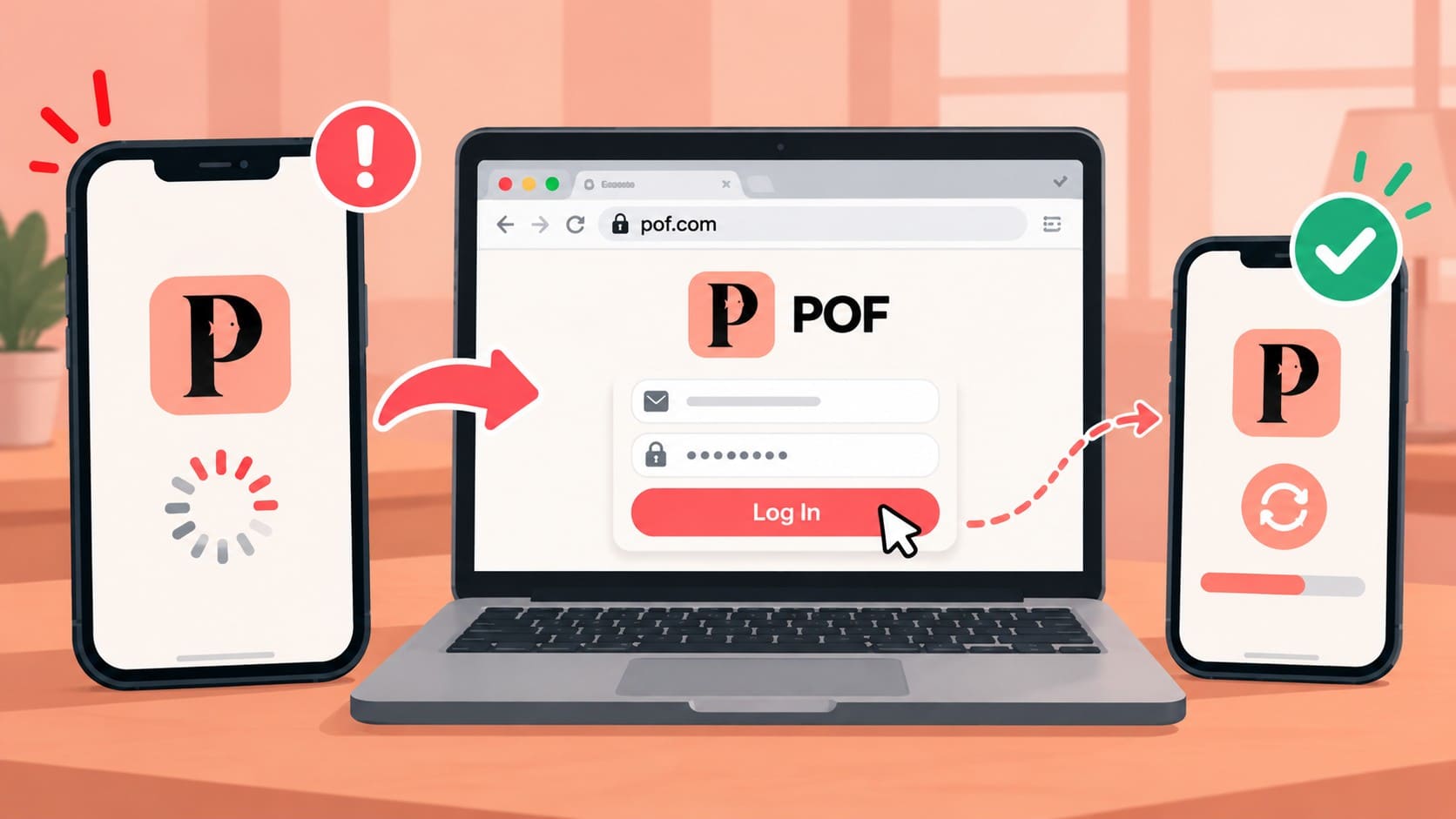 login on pof website