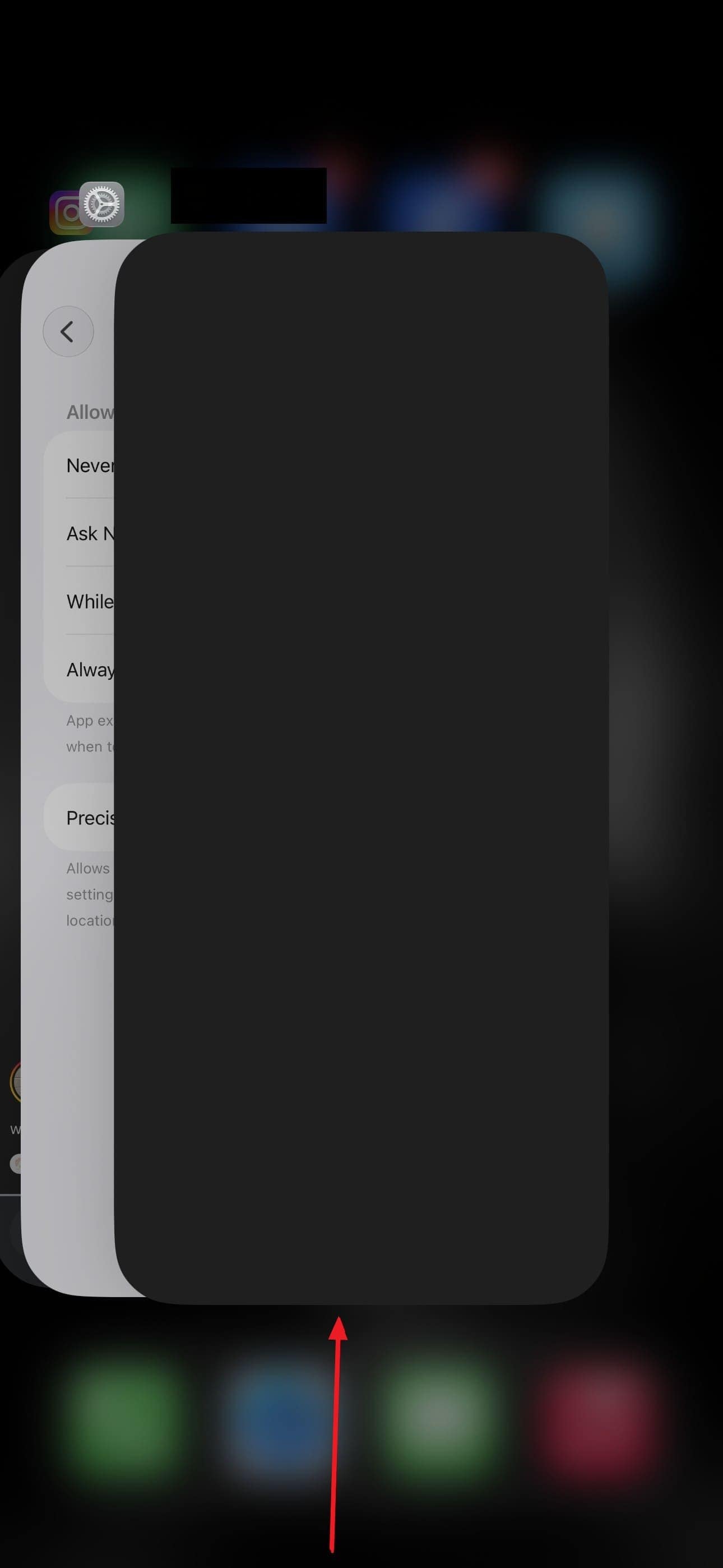 swipe up pof ios app