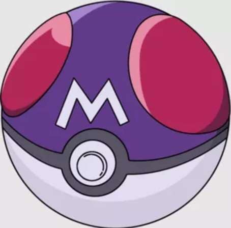 an image of a pokémon master ball