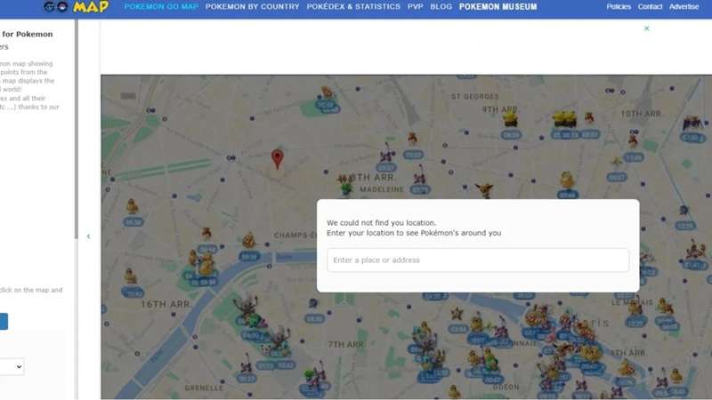 pokemon go pokemap