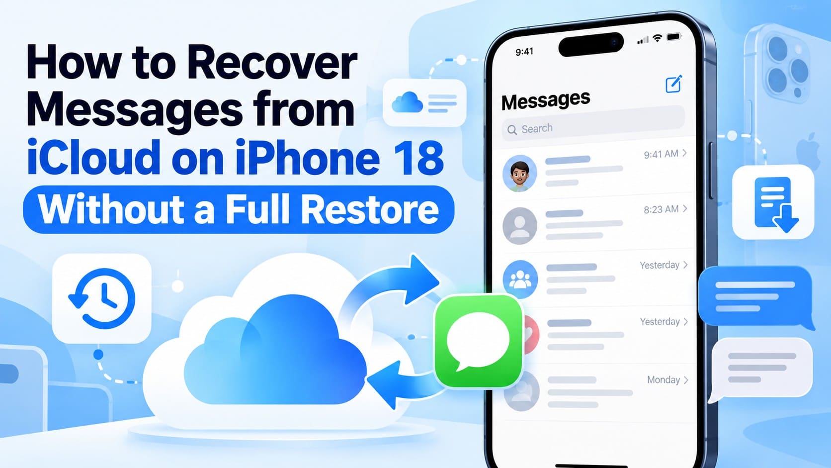 recover iphone 18 messages guide