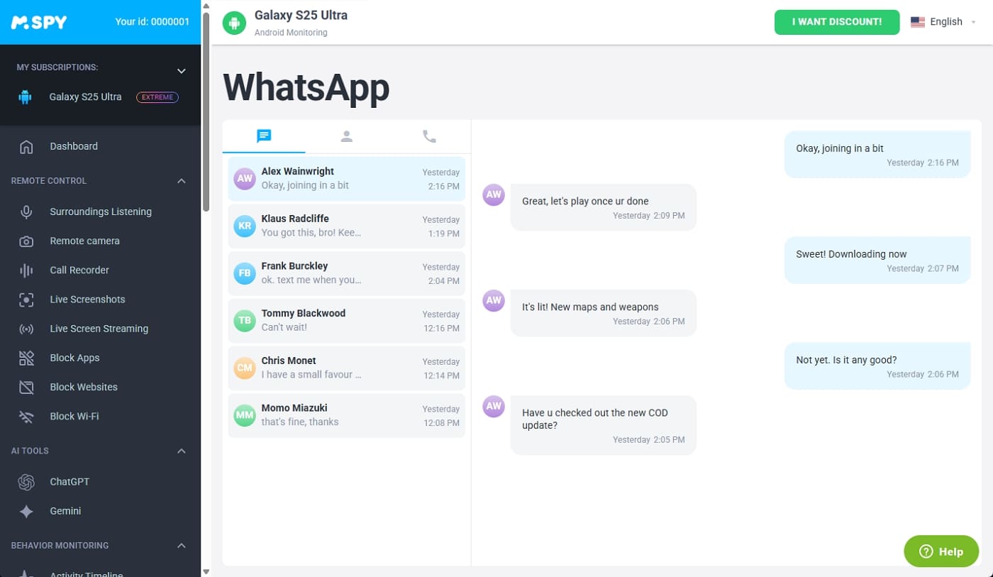 mspy whatsapp tracking app