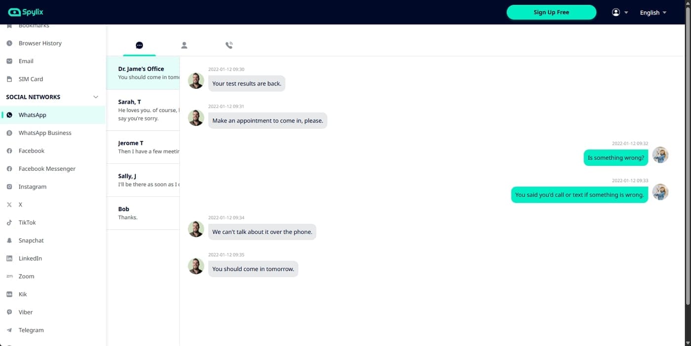 spylix whatsapp tracking app