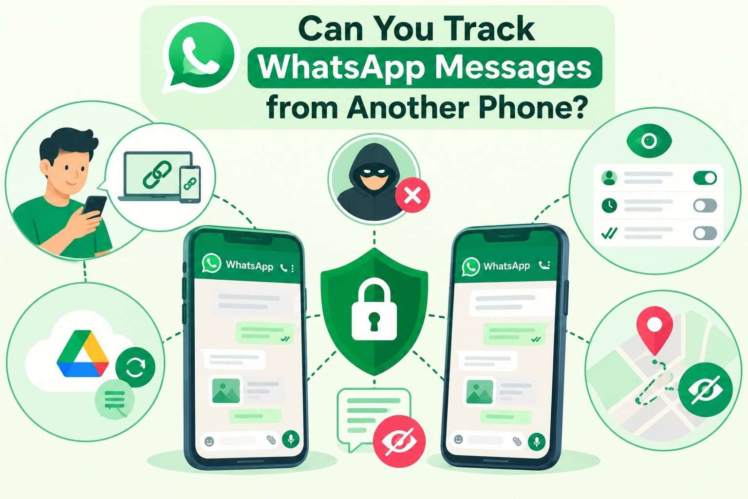 track the whatsapp messages