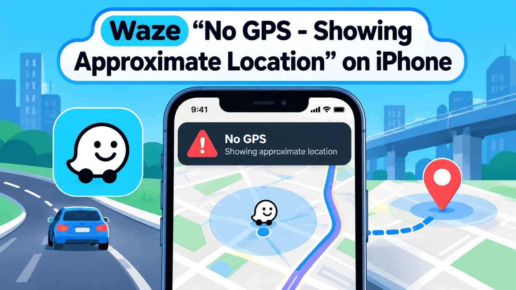 waze gps not working fix guide