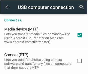 إصلاح مشكلة عدم عمل برنامج Android File Transfer في جهاز Mac، الكشف عن أخطاء USB