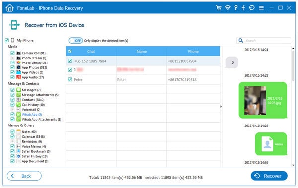 best whatsapp recovery tool: fonelab