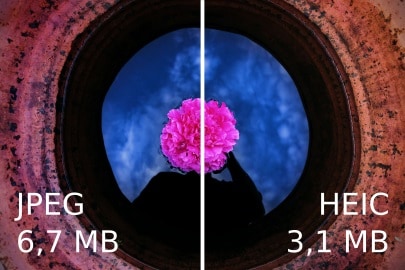 video quality heic vs jpg