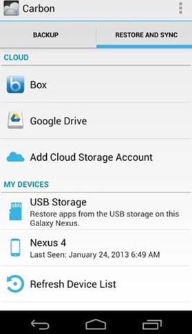 How to backup Android to Mac-Helium Premium