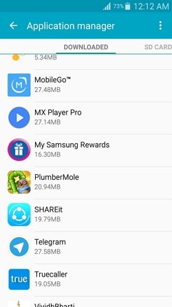 App von Samsung Phone deinstallieren