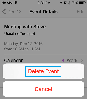 The Tips to Delete Calendar Event on iPhone
