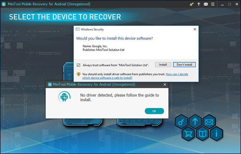 minitool mobile recovery for android. free