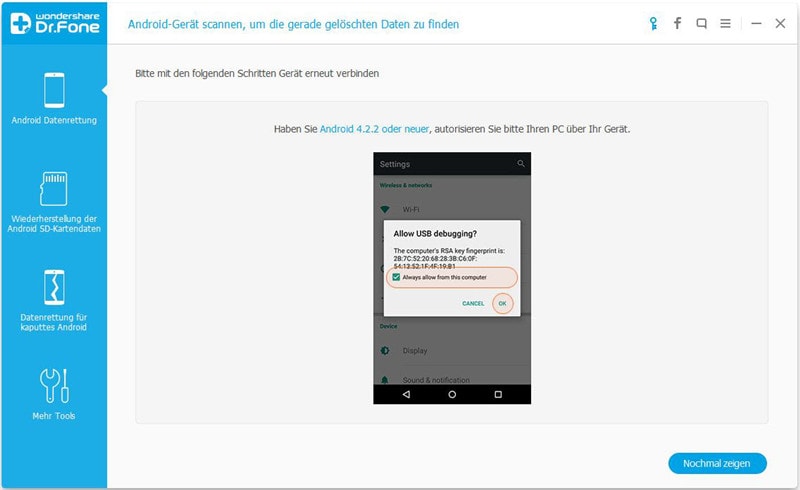 Wiederherstellen von Kontakten auf Android-Geräten und iPhones