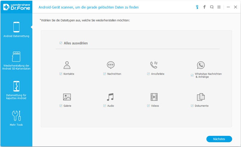 Android-Kontakte sichern: wie man Android-Kontakte Backup erstellt